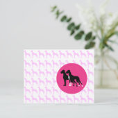 グレートデーン グラフィックス ポストカード (スタンド正面)