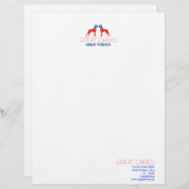 グレートデーン - グレートフレンズ レターヘッド (正面/裏面)