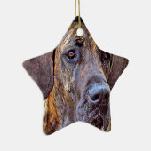 "グレートデーン" セラミックオーナメント (右)