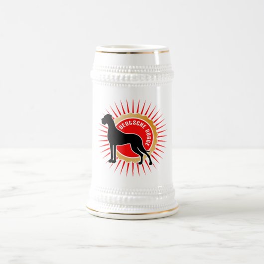 グレートデーン ビアジョッキ ビールジョッキ (中央)
