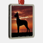 グレートデーン メタルオーナメント (右)