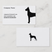 グレートデーン、 名刺 (正面/裏面)