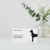 グレートデーン、 名刺 (スタンド正面)