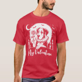 グレートデーン「私のバレンタイン」 Tシャツ (正面)