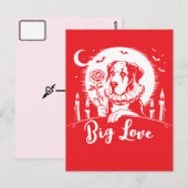 グレートデーン "BIG LOVE" ポストカード (正面/裏面)
