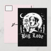 グレートデーン "BIG LOVE" ポストカード (正面/裏面)