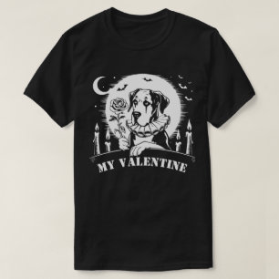 グレートデーン "My Valentine" Tシャツ