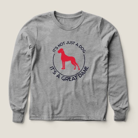 グレートデーンTシャツ (デザイン正面)