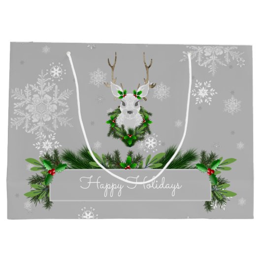 グレートナカイ抱き枕 ラージペーパーバッグ (裏面)