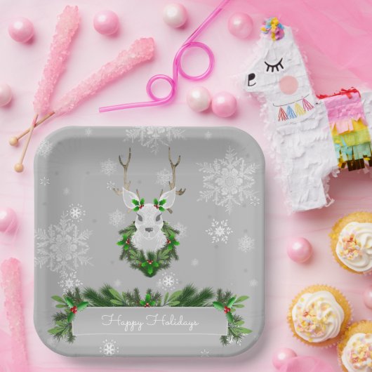 グレートナカイ紙プレート ペーパープレート (パーティー)