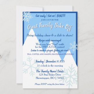 グレートファミリーベイクオフ招待状 招待状