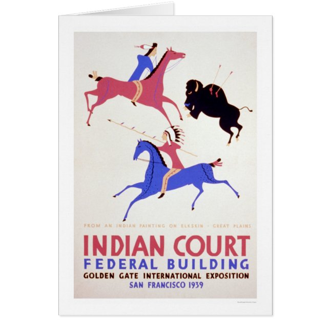 グレートプレーンズのインディアン1939 WPA (正面)