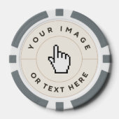 グレートランプのポーカーチップカスタム – イメージ/文字の追加 ポーカーチップ (正面)