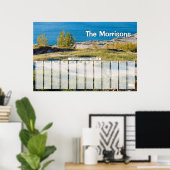 グレートレイクスのパーソナライズされた誕生日カレンダー ポスター (ホームオフィス)