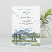 グレートレイクス結婚式招待状 招待状 (スタンド正面)
