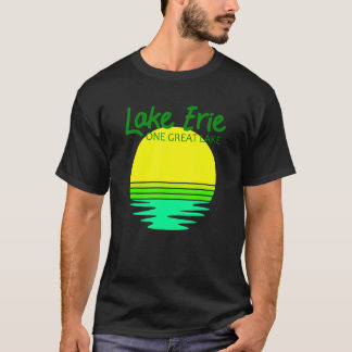 グレートレイクス エリー湖の釣りとボート 3 Tシャツ