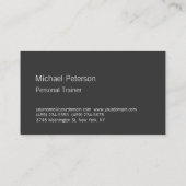 グレートレンディーパーソナルトレーナーフィットネス名刺 名刺 (裏面)