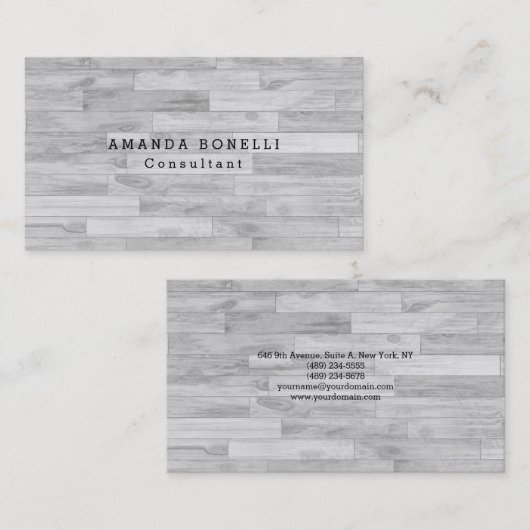 グレートレンディーユニークプロフェッショナルミニマルデザイン 名刺 (正面/裏面)