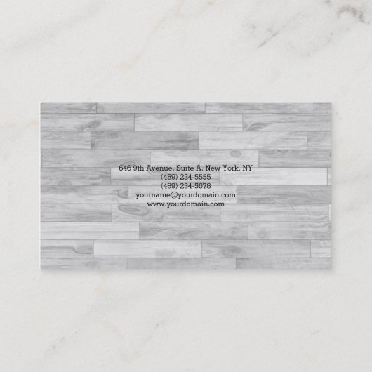 グレートレンディーユニークプロフェッショナルミニマルデザイン 名刺 (裏面)