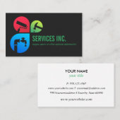 グレートレンディー修復サービスロゴプロフェッショナル 名刺 (正面/裏面)