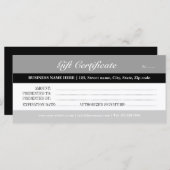 グレートーンギフト証明書 (正面/裏面)