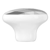 グレートーンジオメトリ形状 セラミックノブ (側面)