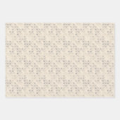 グレートーンラッピング紙セット3 ラッピングペーパーシート (正面3)