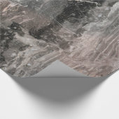 グレートーン大理石テクスチャエフェクト ラッピングペーパー (角)