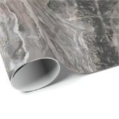 グレートーン大理石テクスチャエフェクト ラッピングペーパー (ロールコーナー)