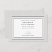 グレートーン悔やみや弔慰サンキューカード サンキューカード (正面/裏面)