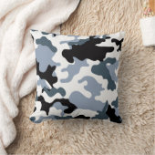 グレートーン軍隊迷彩柄装飾用クッション クッション (ブランケット)