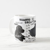 グレート威厳のあるダネス コーヒーマグカップ (正面左)