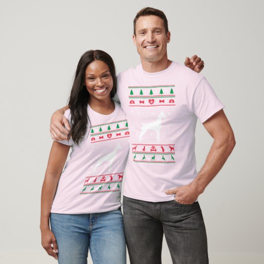 グレート犬の醜いセータークリスマス Tシャツ (ユニセックス)