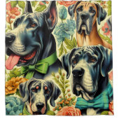 グレート絵画・ダン シャワーカーテン (正面)