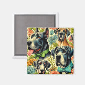 グレート絵画・ダン マグネット (正面/裏面)