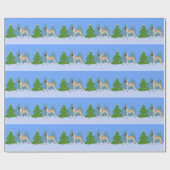 グレート飾・ダンは森の中のクリスマスツリー ラッピングペーパー (フラット)