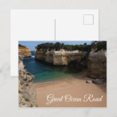 グレート・オーシャン・ロード ロックアード・ゴージ・ビーチ オーストラリア ポストカード (正面/裏面)