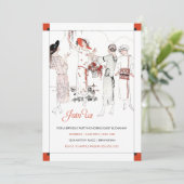 グレート・ギャツビー風招待状 招待状 (スタンド正面)