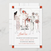 グレート・ギャツビー風招待状 招待状 (正面/裏面)