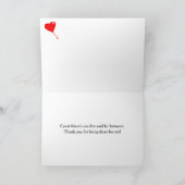 グレート コンチネンタル ディバイド アラスカ ジェネラル フレンドシップ サンキューカード (内部)