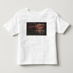 グレート・ソルト湖の湖の眺めのUTSunset場面 トドラーTシャツ