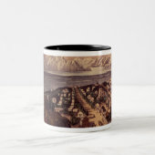 グレート・ソルト湖、ユタ ツートーンマグカップ (中央)