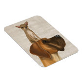 グレート・ダンとチワワ2 マグネット (右側)