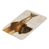 グレート・ダンとチワワ2 マグネット (左側)