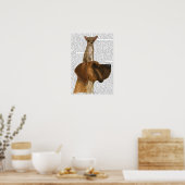 グレート・ダンとチワワ ポスター (キッチン)