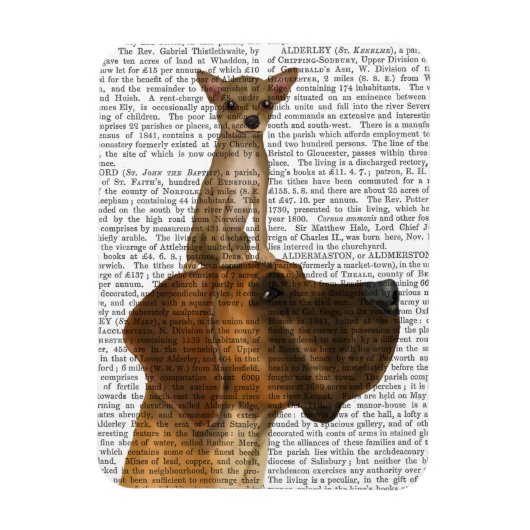 グレート・ダンとチワワ マグネット (縦)