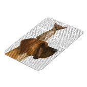 グレート・ダンとチワワ マグネット (左側)