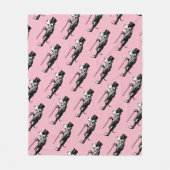 グレート・ダン抽象芸術・パターン フリースブランケット (正面)