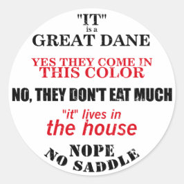 グレート・ダン歩くの回答 ラウンドシール