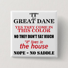 グレート・ダン歩くの回答 缶バッジ